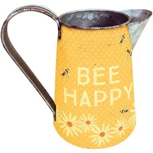 Primitives by Kathy Bee Happy Pitcher Vase